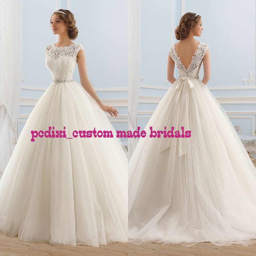 Affordable wedding gowns customized different size